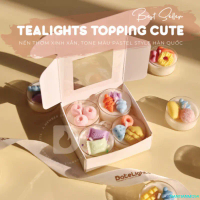 TIANTIANMO54 Nến thơm Tealight Topping Cute DATELIGHTS CANDLE - DATENEYLAND