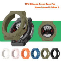 Cover Case For Huami Amazfit T-Rex 2 TPU Silicone Protective Protector Bumper Shell