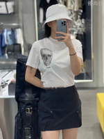 amazingcre高爾夫女士潮牌服裝24夏款骷髏短袖