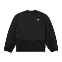 【The North Face 官方旗艦】北面UE女款黑色UPF防曬長袖上衣｜8A7MJK3(抗UV/排汗衫)