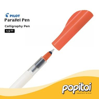 Pilot Parallel Calligraphy Pen 1.5 2.4 3.0 3.8 4.5 6.0 mm Pena Tulis Kaligrafi Ujung Pipih 1.5mm