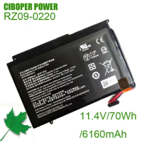 CP Laptop Battery RC30-0220 11.4V/70Wh/6160mAh RZ09-0220 For Razer Blade Pro 17 GTX 1060 RTX 2060 RTX 2070 RTX 2080 E75-R3U1