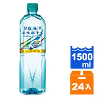 台鹽海洋鹼性離子水1500ml(12入)x2箱【康鄰超市】