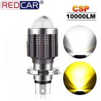 Lampu Depan Motor LED Headlight 10000LM H4 CSP 1 PCS