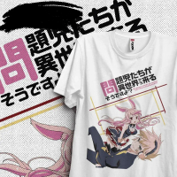 Áo thun cho anime Mondaiji và manga; trang phục anime; trang phục nam; áo thun cổ điển; áo thun họa 