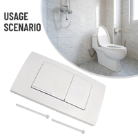 1pcs Toilet Dual-Flush Actuator Plate For Geberit Sigma01 Chrome Dual Flush Plate For 115.899.KJ.1 Home Improvement Parts
