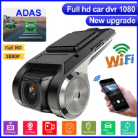 Full HD Dash Cam DVR Dash 1080P Camera Car DVR ADAS Dashcam WIFI &amp; Android Car Recorder Dash Cam Night Version Auto Recorder