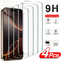 Kính Cường Lực Bảo Vệ Màn Hình, Gói 4 Chiếc, Dành Cho iPhone 7 / 8 / SE2 / X / XS / XR / 11 / 12 / 1