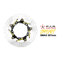 【F.A.R】SA SPORT 運動碟 浮動碟 碟盤 267mm 新款(SMAX / SMAX ABS / FORCE一代 全新改款 黑金釦)