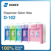 Dispenser Air Tanpa Pintu Galon Atas Sanex Type D102 Panas Normal Warna Random