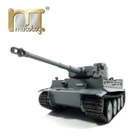 MATO 1220 100% Metal 2.4G RC Tank 1:16 Tiger 1 German Grey BB Shooting Airsoft Ready To Run