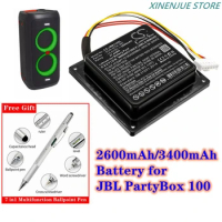 Speaker Battery 14.4V/2600mAh/3400mAh SUN-INTE-260 for JBL PartyBox 100