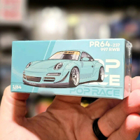 Pop Race Porsche 997 RWB Tiffany Blue Diecast