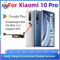 Motherboard for Xiaomi Mi 10 Pro 5G, M2001J1G, Original Mainboard, 128GB 256GB 512GB Global ROM, with Snapdragon 865 Processor