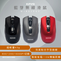 【KINYO】高靈敏2.4G無線滑鼠(GBM-1800)