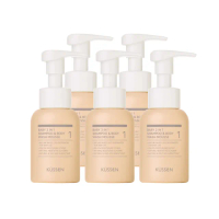 【葵森 KUSSEN】寶寶二合一洗浴慕斯 210ml 5入(無香 易敏肌 嬰兒 洗澡洗頭洗髮沐浴乳)