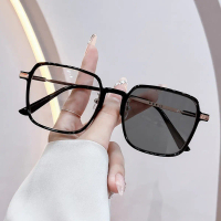 Photochromic, Untuk Wanita dan Lelaki, Anti Cahaya Biru, Bingkai Besar, Fesyen,   Photochromic,   Wa
