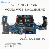 L68824-601 For HP ZBook 15 G6 Laptop Motherboard DAXW2EMBAE0 With Intel CoRe i7-10750H CPU Quadro T1000 4GB Video Card 100% New