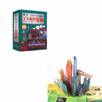 1 Book/Pack Chinese-Version Amazing Great Inventions Science Exploring 3D Pop-up Book
