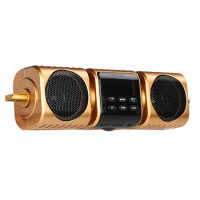 Motorcycle Stereo Speakers Audio System Bluetooth Amplifier Radio USB Waterproof FM Radio MP3 Player