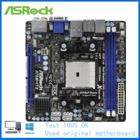 MINI ITX For ASRock A75M-ITX Computer USB3.0 SATA III Motherboard FM1 APU CPU DDR3 For AMD A75M A75 Desktop Mainboard Used