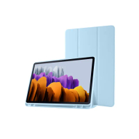 【HH】Samsung Galaxy Tab A8 -X200/X205-10.5吋-矽膠防摔智能休眠平板保護套-冰藍(HPC-MSLCSSX200-B)