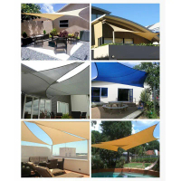 Hot Sale Canopy 420D Awnings Sunshade Sail Cloth Waterof Ox Garden Rectangle Sun Shade 98%UV tection