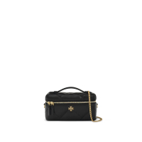 Bonsoir Kira Diamond Quilted East-west Vanity Case Bag