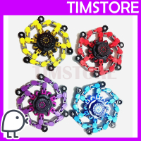 (TOY36) Unique Cool 360 Degree Rotation FIDGET SPINNER Tri-Spinner Fidget Gadget (RANDOM Color)