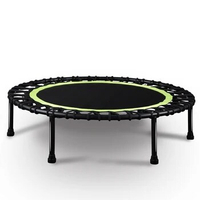 40 Inch Mini Fitness Trampoline For Adults 150kg Indoor Outdoor Silent Jumping Bed Elastic Trampolines Aerobic Exercise Workout