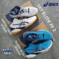 Sepatu Voli Asics Sky Elite FF 2 2023 - Original Volley Volly Shoes Black /Safety Yellow,45