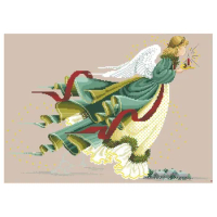 Amishop Gold Collection Counted Cross Stitch Kit Angel Of Light Fairy Fay L07 M068