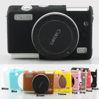 Silicone Rubber Skin case Camera Cover Protector Bag For Canon EOS M100