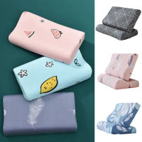 30x50cm/40x60cm Latex Pillowcase Cover Memory Sleeping Pillow Case Cartoon Printed Soft Cute Slowly Rebound Foam Case Cover Bed