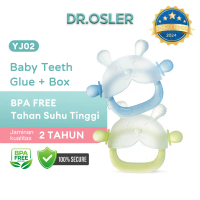 Dr.osler Teether Bayi BPA Free Bahan Keamanan Silikon Kelas Makanan Mainan Gerinda Gigi Bayi YJ02 te
