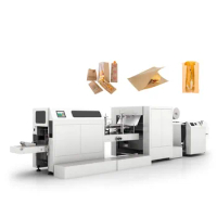 Automatic Welded Shopping Food Paper Bag Making Machine Manufacture Hot Stamping Machine for Paper Bags