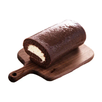 【i3微澱粉】271控糖巧克力鮮奶油蛋糕捲460gx1條(低糖 營養師 低澱粉 手作)(交換禮物)