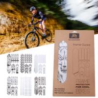 Bike Frame 3D Sticker Road MTB Bike Scratch-Resistant Frame Protector Removable Sticker Poster Guard Cover