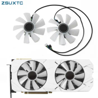 2pcs/Set RTX2080 GPU Cooler Graphics Card Fans For GALAX KFA2 RTX 2070 2080 SUPER 8GB EX White Video Cooling Replace Fan