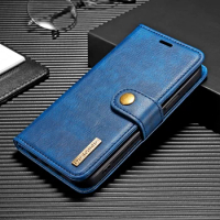 DHL 100PCS DG.MING 2 in 1 Korea Cow Leather Wallet Phone Case For iPhone 12 MINI 11 PRO MAX 2 Fold Series