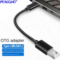 OTG adapter cable Type-c data cable braided cable 3.1TYPE C public to USB female extension cable OTG data cable