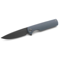 M Miguron Knives Perism Flipper Folding Knife 3.25" Dark Grey PVD D2 Blade Grey G10 Handle Tactical Survival Pocket Knife