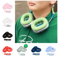 Soft Ear Pads Silicone Earmuffs Headphone Protective Cover Replacement Earbuds Cover for AirPods Max Headphones Accessories