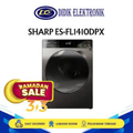 Mesin Cuci Sharp ES-FL1410DPX Front Loading 10.5Kg