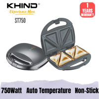 KHIND SANDWICH TOASTER ST750 4 SLICES| BREAD BURNER