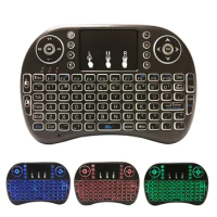 50 PCS Mini Wireless Keyboard Touchpad Mouse Backlight 2.4G Universal Remote Controller for Smart TV Box PC Wholesale K1
