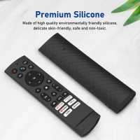 Silicone Shell for Hisense ERF3F80H ZDB1210320 Remote Control Smart TV Remote Sleeve Dustproof Protective Cover Replacement Case