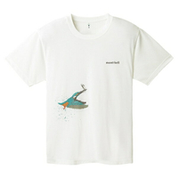 ├登山樂┤日本 mont-bell Wic.T Kingfisher 翠鳥短排T 白色 # 1114561WT