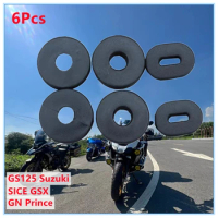 6pcs Motorcycle Rubber Side Cover Grommet Eyelet Assortment for Suzuki GN125 GN125 HJ125-K Motorcycle accessories