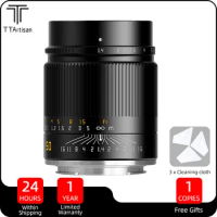 TTArtisan 50mm f1.4 ASPH Full Frame Manual Focus Lens for Canon RF Nikon Z Sony E Leica M Sigma L Mount Camera Lente